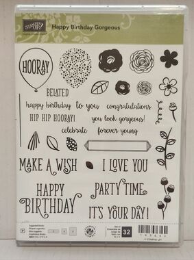 Stampin Up Stamp Set Happy Birthday Gorgeous